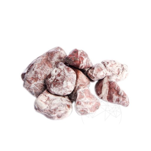 Pebbles Marmura Red Atlas, 2-4 cm Sac 20 KG