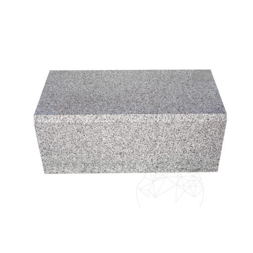 Bordura Granit Bianco Sardo, 20 x 25 x 50 cm (Bizot 2 cm 1L)