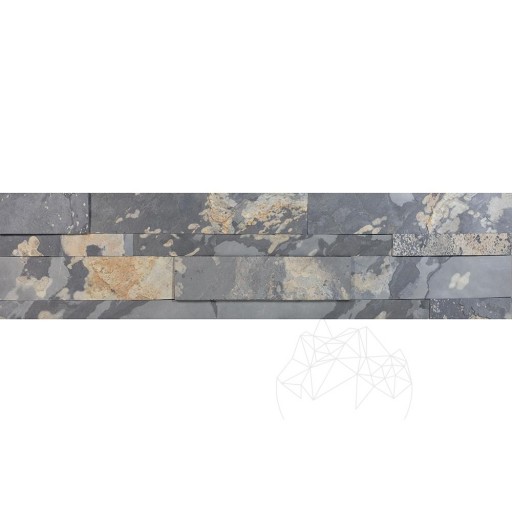 Panel 3D Ardezie Flexibila SKIN - Autumn Rustic, 60 x 15 cm (cu 3M pe spate)