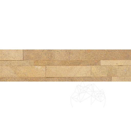 Panel Sandstone Flexibil SKIN - Sandy Yellow, 60 x 15 cm (cu 3M pe spate)
