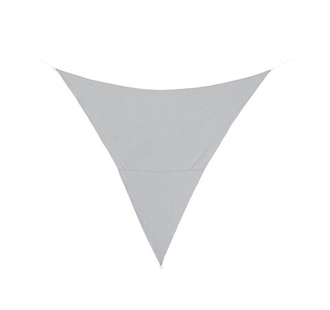 Parasolar triunghiular Sunshade, Bizzotto, 360 x 360 cm, poliester, gri