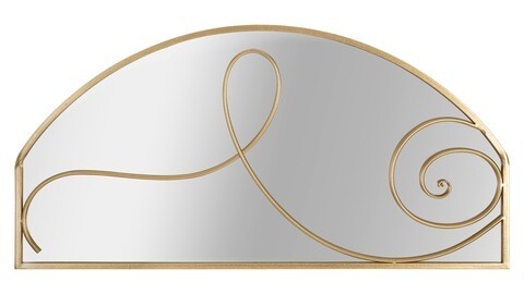 Oglinda decorativa Art, Mauro Ferretti, 120x60 cm, fier, auriu
