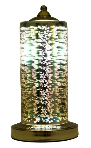 Lampa de masa Lexington 3D -C, Mauro Ferretti, 1 x E14, 40W, Ø 17x34 cm, metal