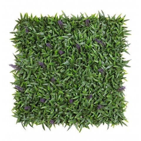Panou verde artificial / gradina verticala artificiala Lavender Green, Bizzotto, 50x50 cm