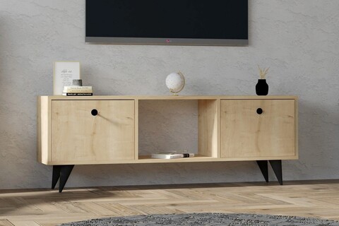Comoda TV, Asse Home, Elton, 160x50x29 cm, Stejar