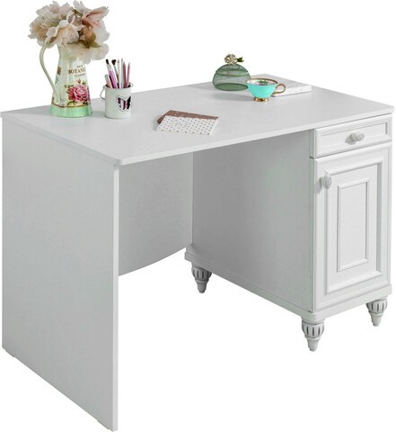 Birou, Çilek, Romantica Study Desk, 106x75x61 cm, Multicolor