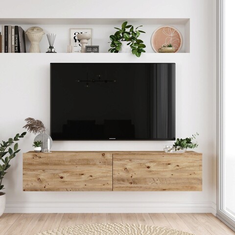 Comoda TV, Locelso, FR10-A, 140x29.1x31.6 cm, Maro