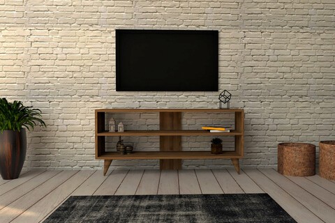 Comoda TV, Puqa Design, One, 120x50x29.6 cm, PAL, Maro