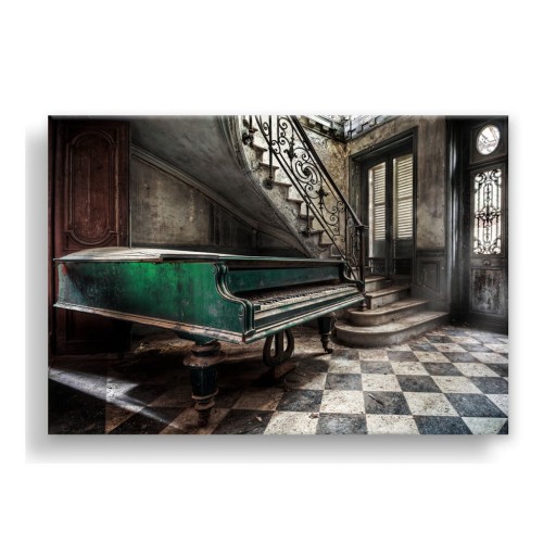 Tablou Styler Canvas Silver Uno Piano, 85 x 113 cm