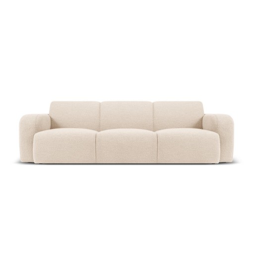 Canapea bej cu tapițerie din stofă bouclé 235 cm Molino – Micadoni Home