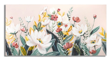 Tablou decorativ, Florville, Mauro Ferretti, 60 x 120 cm, canvas imprimat si pictat/lemn de pin, multicolor