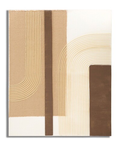 Tablou decorativ, Lofty -B, Mauro Ferretti, 80 x 100 cm, canvas imprimat si pictat/lemn de pin, multicolor