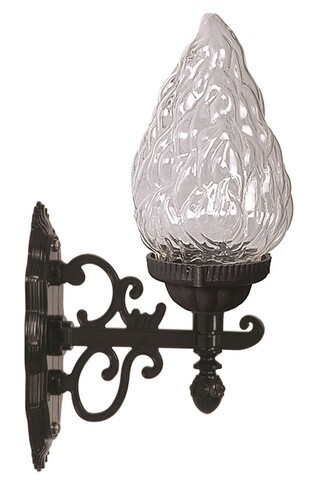 Lampa de exterior, Avonni, 685AVN1276, Plastic ABS, Negru