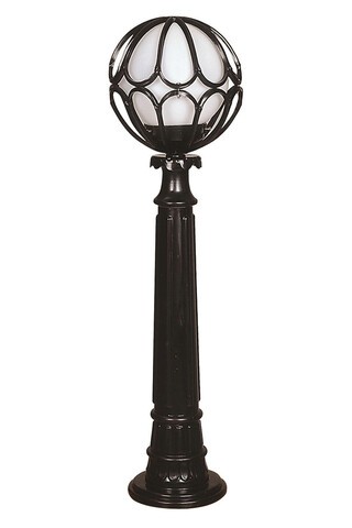 Lampadar de exterior, Avonni, 685AVN1127, Plastic ABS, Alb/Negru