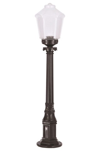 Lampadar de exterior, Avonni, 685AVN1297, Plastic ABS, Negru