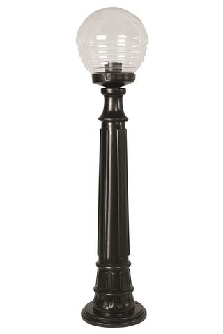 Lampadar de exterior, Avonni, 685AVN1176, Plastic ABS, Negru