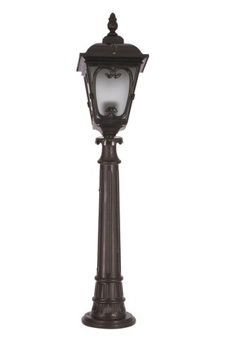 Lampadar de exterior, Avonni, 685AVN1205, Plastic ABS, Negru