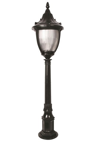 Lampadar de exterior, Avonni, 685AVN1240, Plastic ABS, Negru