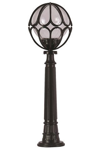 Lampadar de exterior, Avonni, 685AVN1108, Plastic ABS, Negru