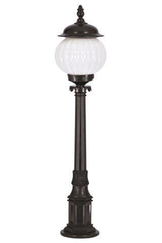 Lampadar de exterior, Avonni, 685AVN1253, Plastic ABS, Negru