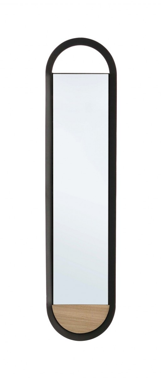 Oglinda decorativa Keira, Bizzotto, 23 x 100 cm, otel/sticla/MDF