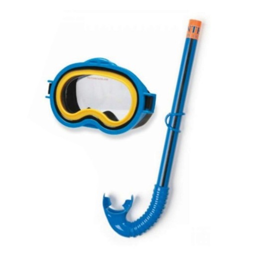Set snorkeling pentru copii Intex, 2 piese, silicon, multicolor