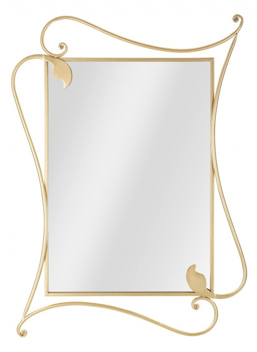 Oglinda decorativa Petal, Mauro Ferretti, 80x110 cm, fier, auriu