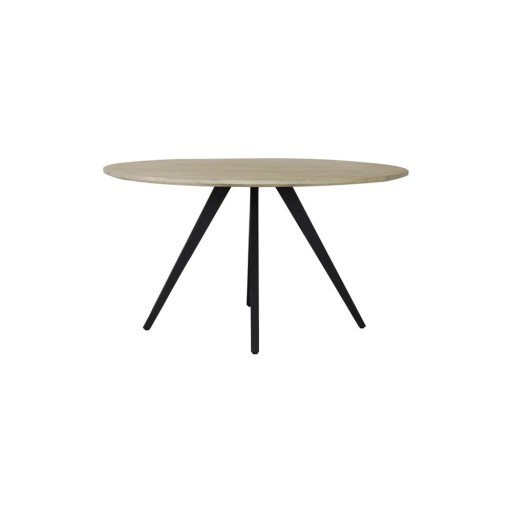 Masă de dining în culoare naturală rotundă ø 140 cm Magnifera – Light & Living