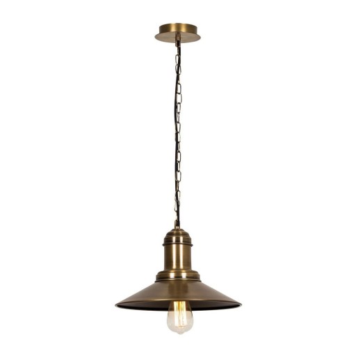 Lustră în culoarea bronz cu abajur din metal ø 30 cm Sivani – Opviq lights