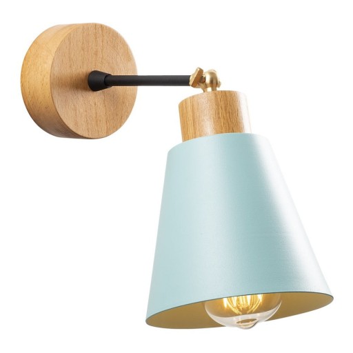 Aplică de perete turcoaz/în culoare naturală ø 14 cm Manavgat – Opviq lights