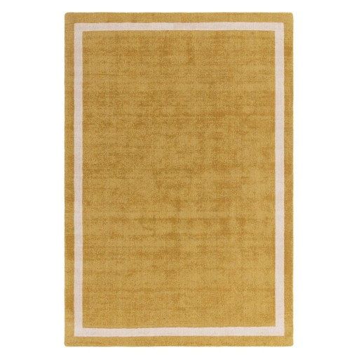 Covor galben ocru handmade din lână 160x230 cm Albi – Asiatic Carpets