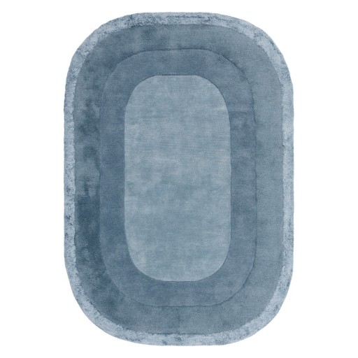 Covor albastru handmade din amestesc de lână 200x290 cm Halo – Asiatic Carpets
