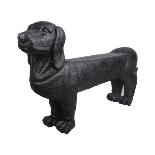 Bancă de grădină neagră Dachshund – Esschert Design