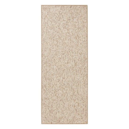 Covor tip traversă maro deschis 80x300 cm Wolly – BT Carpet
