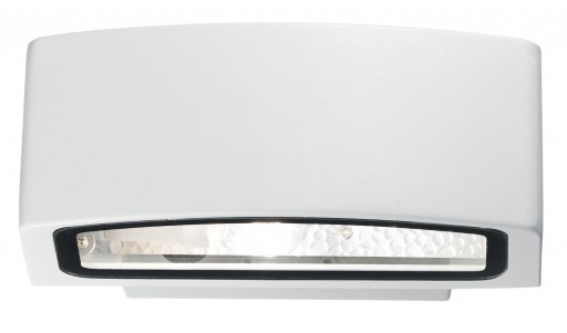 Aplica de exterior Ideal Lux Andromeda AP1 1x60W 22x8.5cm alb