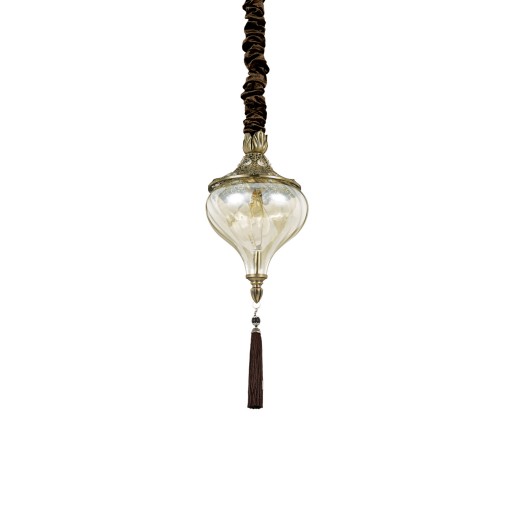 Suspensie Ideal Lux Harem SP1 1x60W 16.5x55-103cm alama antichizata