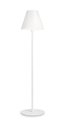 Lampadar Ideal Lux Itaca PT1 d 39cm h 169.5cm 1x60W E27 alb