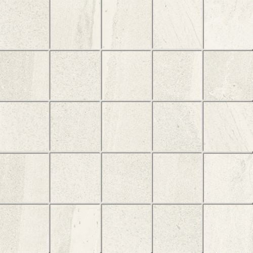Mozaic Iris Pietra di Basalto 5.5x5.5 30x30cm Bianco