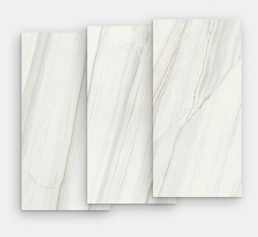 Gresie portelanata FMG Marmi Classici Maxfine 300x150cm 6mm Bianco Lasa Lucidato