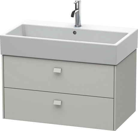 Dulap baza suspendat Duravit Brioso 784x442mm cu doua sertare gri ciment mat