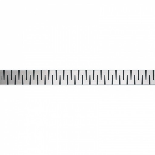 Capac pentru rigola dus din otel inoxidabil lucios 950 mm Alcadrain ZIP-950L
