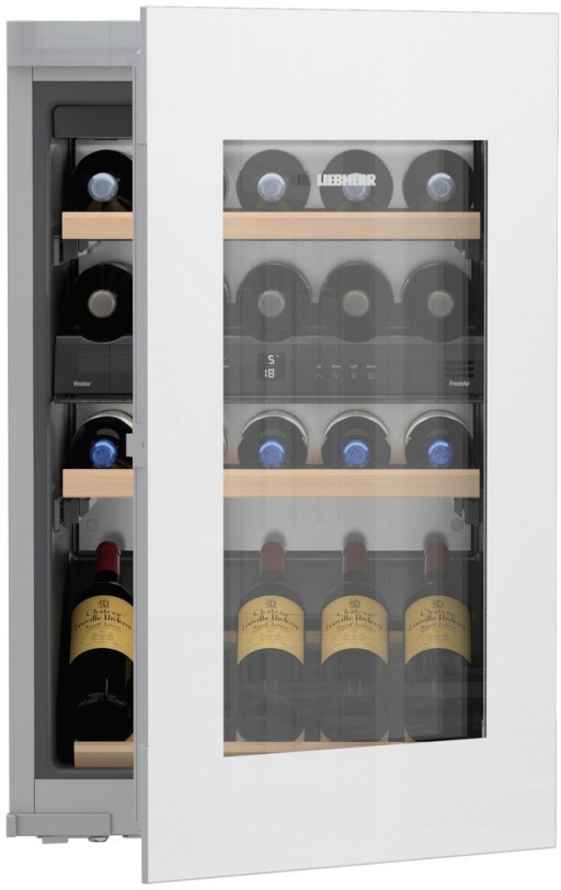 Vitrina de vinuri incorporabila Liebherr Vinidor EWTgw 1683 33 sticle Super Silent usa sticla clasa G alb