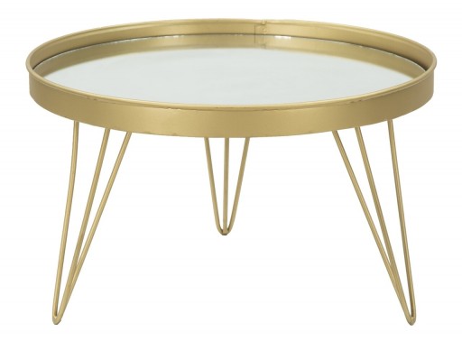 Tava decorativa cu oglinda, Glam, Mauro Ferretti, 36.5x22 cm, fier
