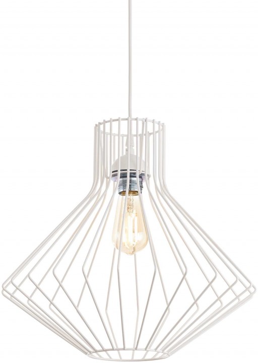 Pendul Ideal Lux Ampolla-4 SP1 max 1x60W E27 d39.5cm h max 143cm alb