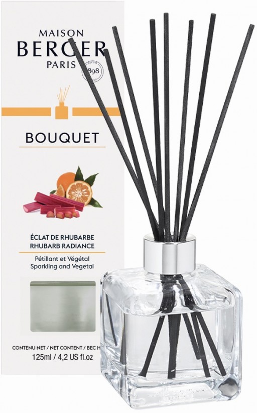 Difuzor parfum camera Maison Berger Ice Cube Bouquet Eclat de Rhubarbe 125ml