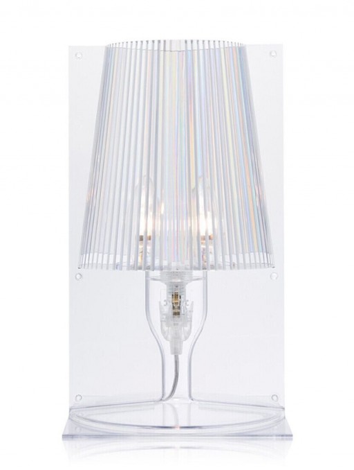 Veioza Kartell Take design Ferruccio Laviani E14 max 5W LED h31cm transparent