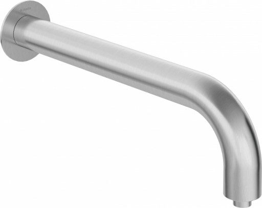 Brat dus fix 380 mm, culoare otel slefuit, Deante Silia