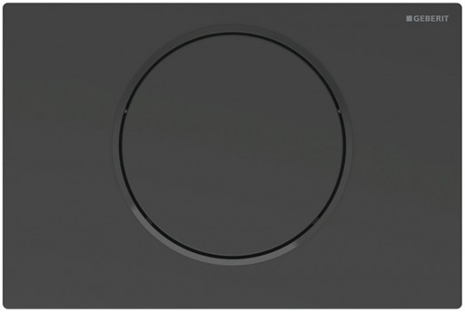 Clapeta actionare start/stop Geberit Sigma10 negru mat - detalii negru lucios