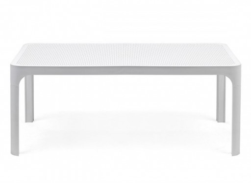 Masuta exterior Nardi Net Table 100 60x100cm h 40cm alb