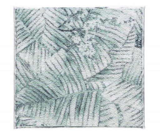 Covoras de baie, Confetti, Jungle, 50x57 cm, Poliamida, Verde